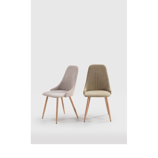 Világoszöld étkezőszék szett 4 db-os Seul – Marckeric-image-1