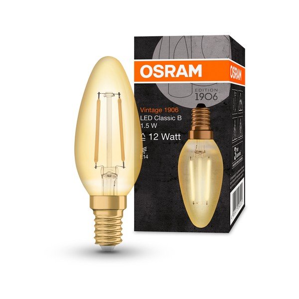 Meleg színű LED izzó E14, 1,5 W – Candellux Lighting-image-3