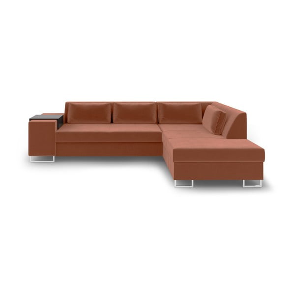 San Antonio narancssárga kinyitható kanapé, jobb oldali - Cosmopolitan Design