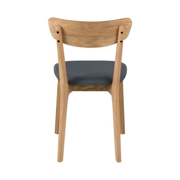 Szürke-natúr színű kárpitozott étkezőszék szett 2 db-os Taxi – Actona-image-3