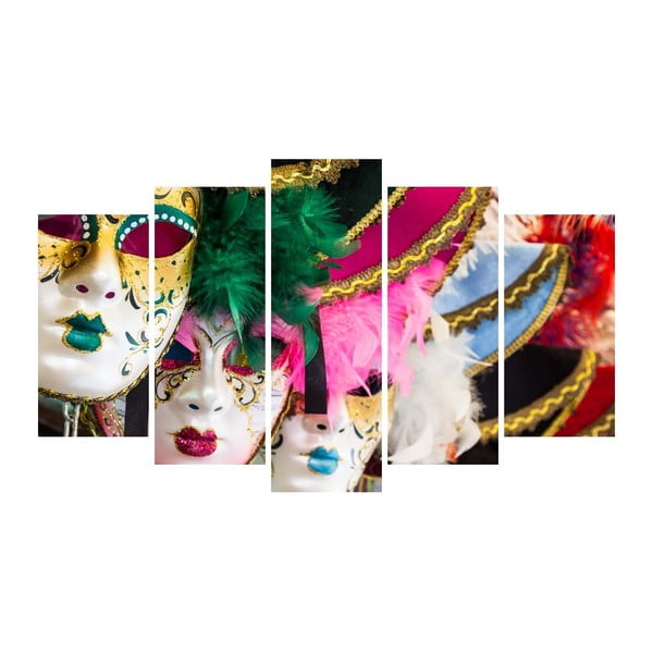 Carneval Mask többrészes vászonkép