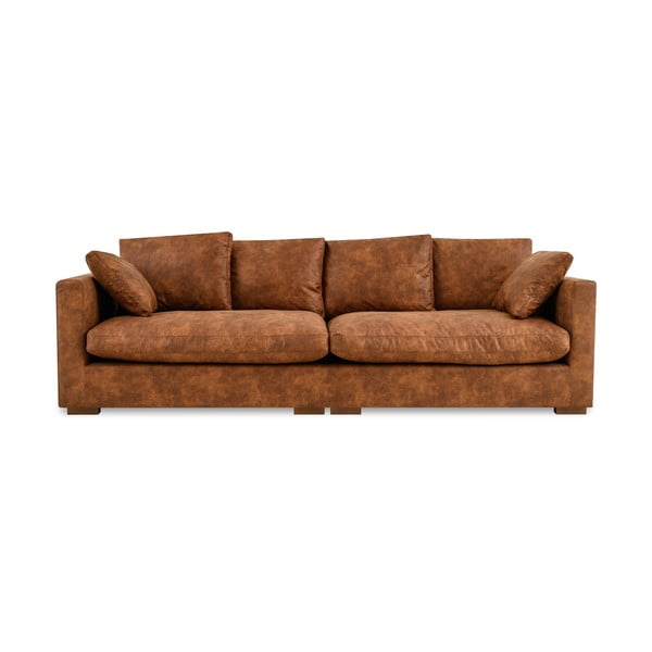 Konyakbarna kanapé 266 cm Comfy – Scandic