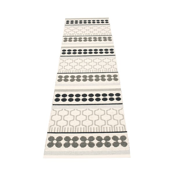 Szürke-krémszínű kültéri-beltéri futószőnyeg 70x270 cm Asta Warm Grey – Pappelina-image-1