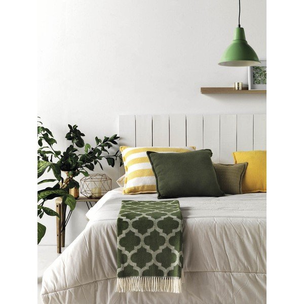 Damasco sárgásbarna pléd, 140 x 180 cm - Euromant-image-1