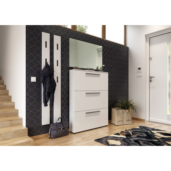 Fehér cipőtartó billenő fiókokkal Utah - Germania-image-3