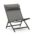 Szürke fém kerti fotel Canutells – Kave Home