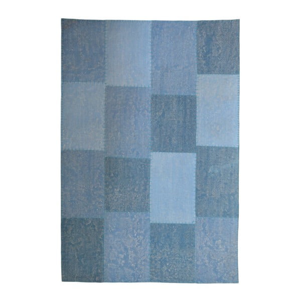 Emotion 222 Multi Blau kék kézzel szőtt szőnyeg, 120 x 170 cm - Kayoom