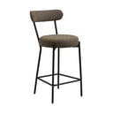 Barna kárpitozott bárszék (ülésmagasság 65 cm) Badalona – House Nordic