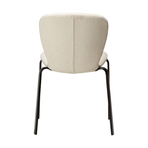 Krémszínű kárpitozott étkezőszék Heap – DAN-FORM Denmark-image-3