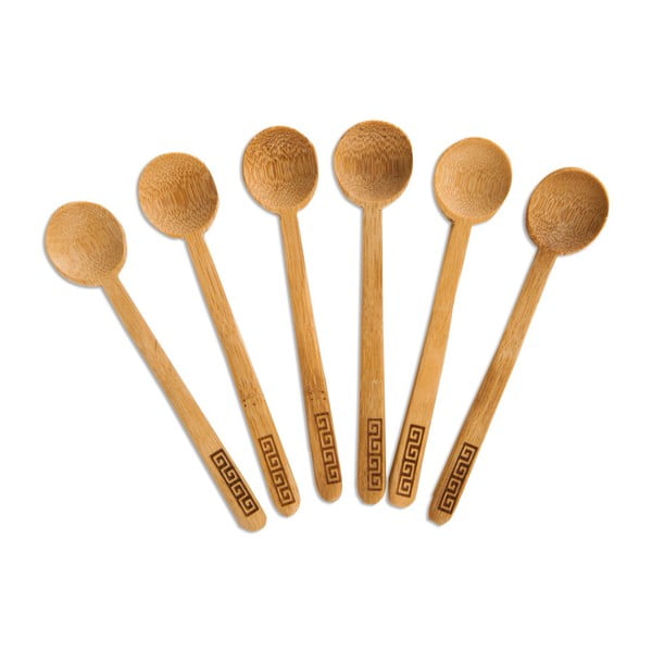 6 db bambusz teáskanál - Bambum-image-1