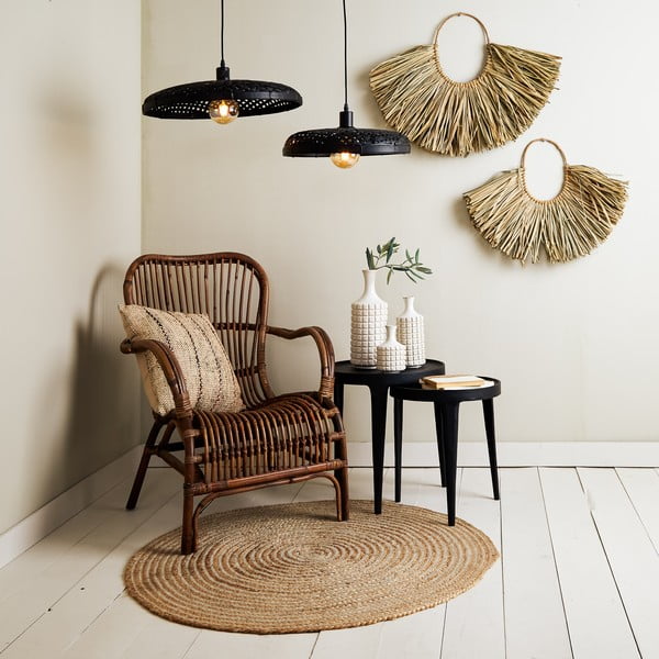 Kerek tárolóasztal szett 2 db-os ø 43 cm Tobias – Light & Living-image-1