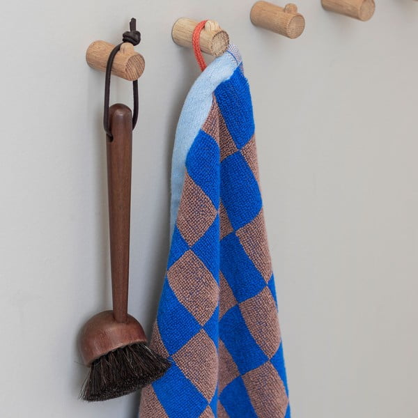 Kék-barna organikus pamut törölköző szett 2 db-os 40x55 cm Retro – Mette Ditmer Denmark-image-3