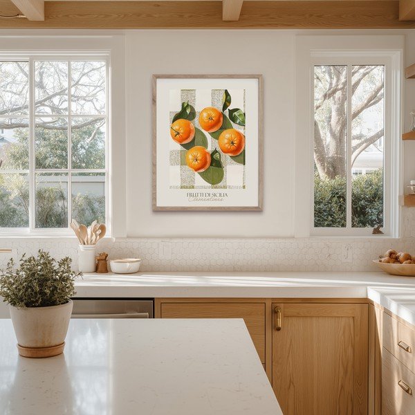 Nyomtatott keretezett kép 40x50 cm Mandarines  – Styler-image-3