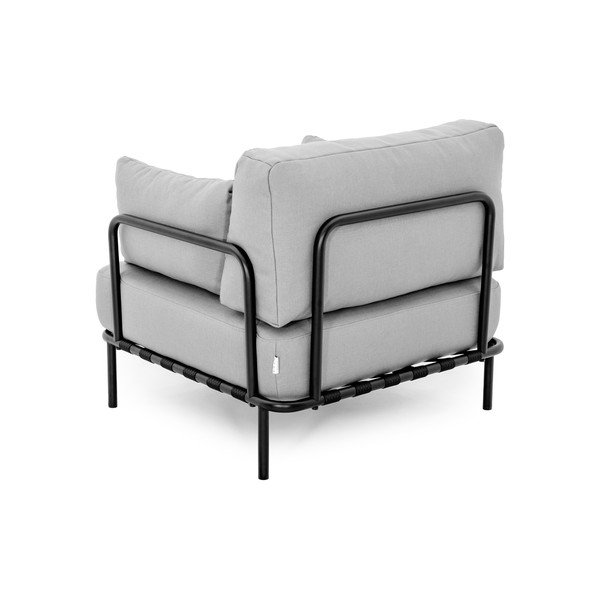 Világosszürke párnázott kerti fotel Salve – Sit Sit-image-4