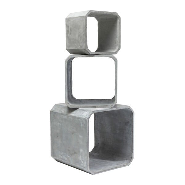 Concrete 3 részes rakodóasztal szett - Kare Design