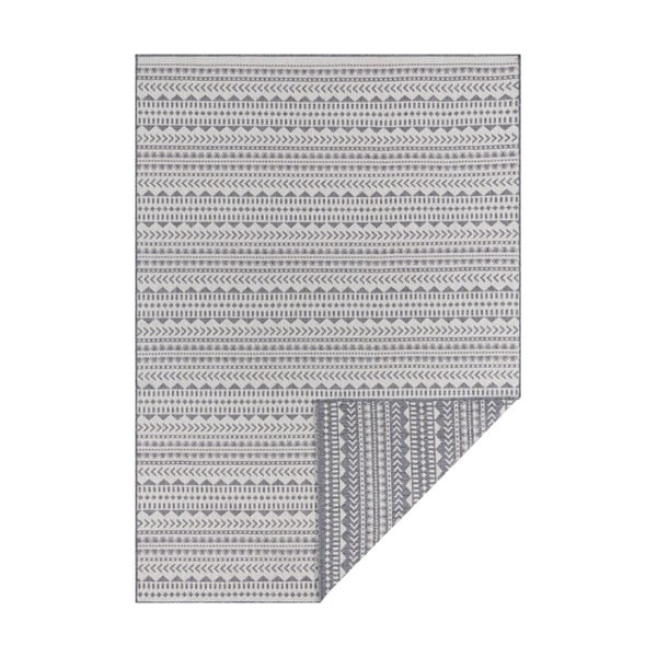 Kahira szürke-fehér kültéri szőnyeg, 80x150 cm - Ragami