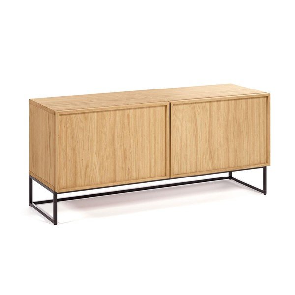 Natúr színű TV-állvány tölgyfa dekorral 112x51x42 cm Taiana – Kave Home-image-3