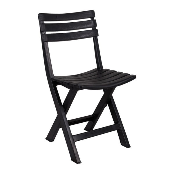 Marella fekete kültéri szék, összecsukható - Crido Consulting