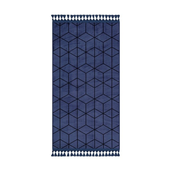 Kék mosható szőnyeg 200x100 cm - Vitaus