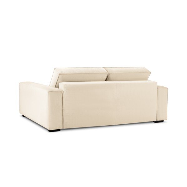 Azalea bézs kordbársony kinyitható kanapé - Mazzini Sofas-image-4