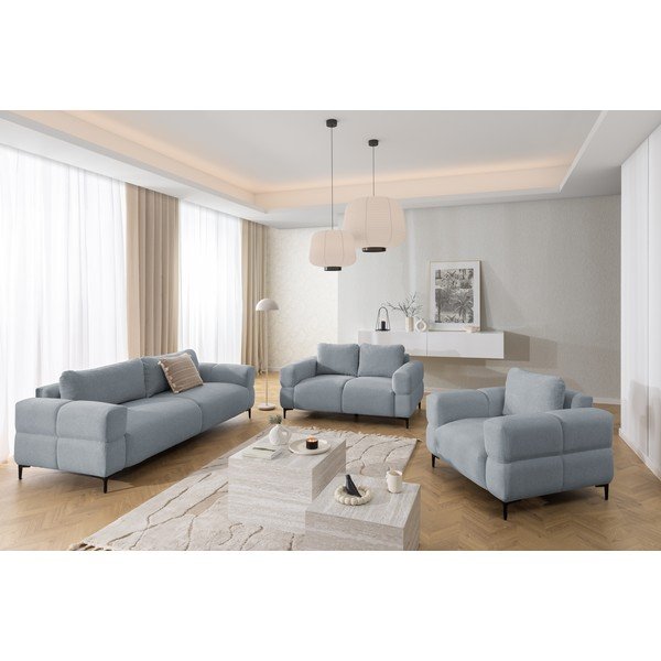 Szürkéskék kanapé 217 cm Helio – Ropez-image-2