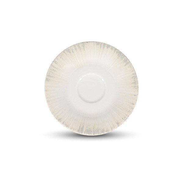 Világosszürke porcelán csészealj ø 14 cm Nuance – BonBistro
