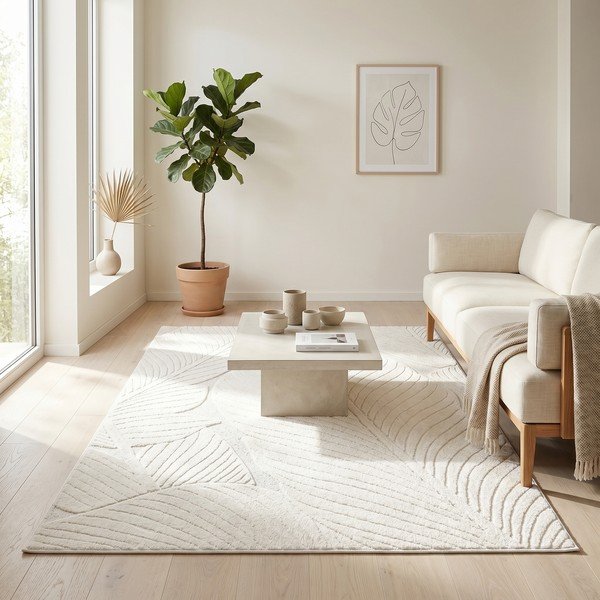Krémszínű szőnyeg 120x170 cm Lamina – ESTE-image-4