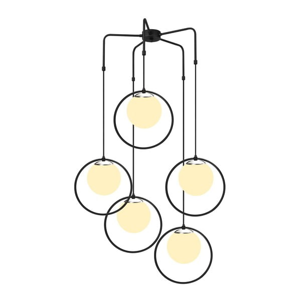 Satyros fekete fém függőlámpa - Opviq lights-image-2