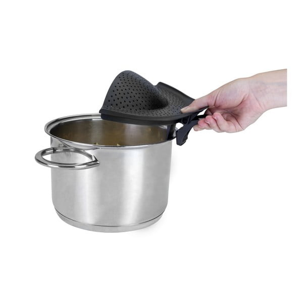 Clip On tésztaszűrő edényre, 28 x 13 cm - Metaltex-image-2