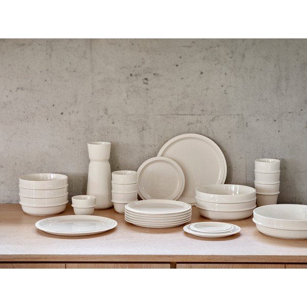 Krémszínű porcelán szervírozó tálka 1,4 l Eau – Zone-image-1