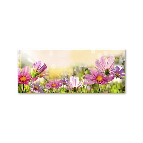 Glas Flowers Astry kép, 50 x 125 cm - Styler