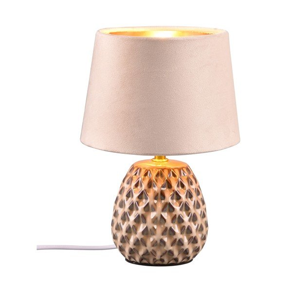 Bézs asztali lámpa (magasság 27 cm) Ariana – Reality-image-2