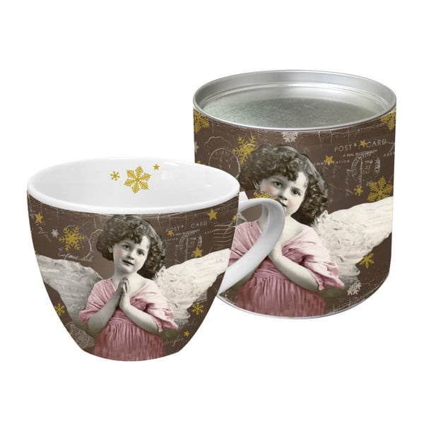 Praying Angel porcelán bögre karácsonyi motívummal, díszdobozban, 450 ml - PPD