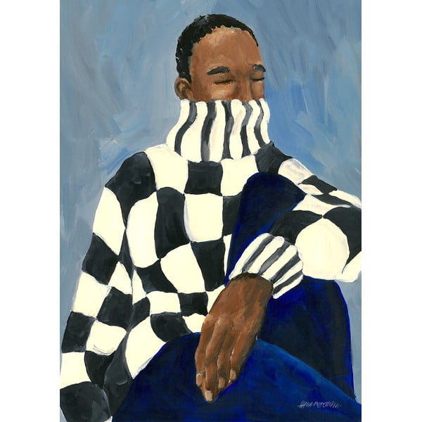 Poszter 50x70 cm Check – Hanna Peterson – The Poster Club