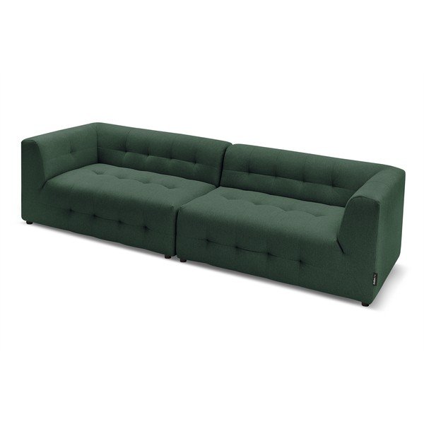 Sötétzöld kanapé 324 cm Kleber - Bobochic Paris-image-3