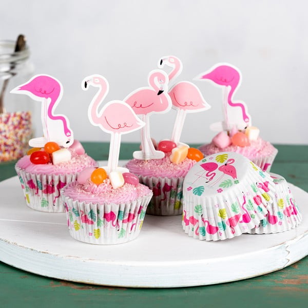 Flamingo Bay muffin díszítő szett - Rex London-image-1