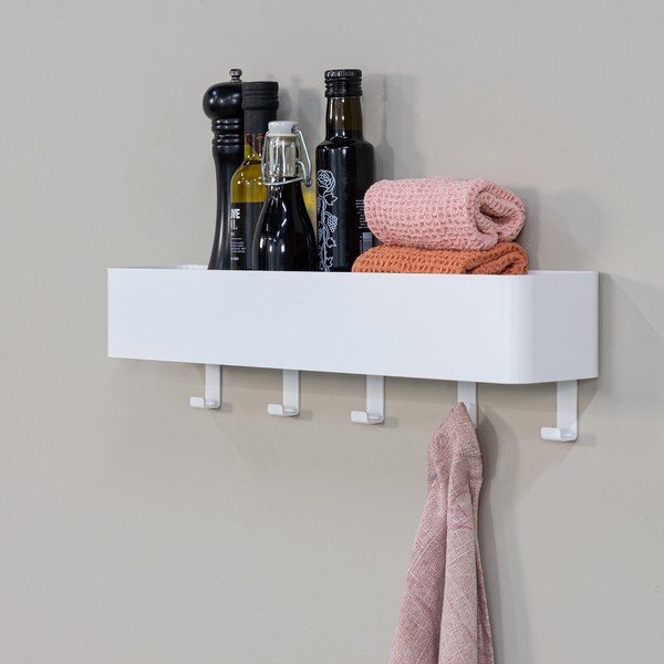 Fehér fali acél fürdőszobai polc Multi – Spinder Design-image-1