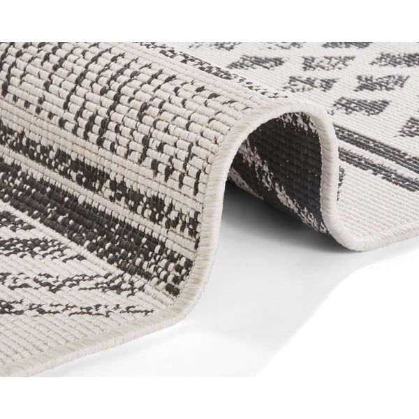 Biri fekete-krémszínű kültéri szőnyeg, 120 x 170 cm - NORTHRUGS-image-2