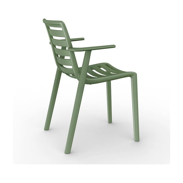 Slatkat 2 db olivazöld kerti karfás szék - Resol