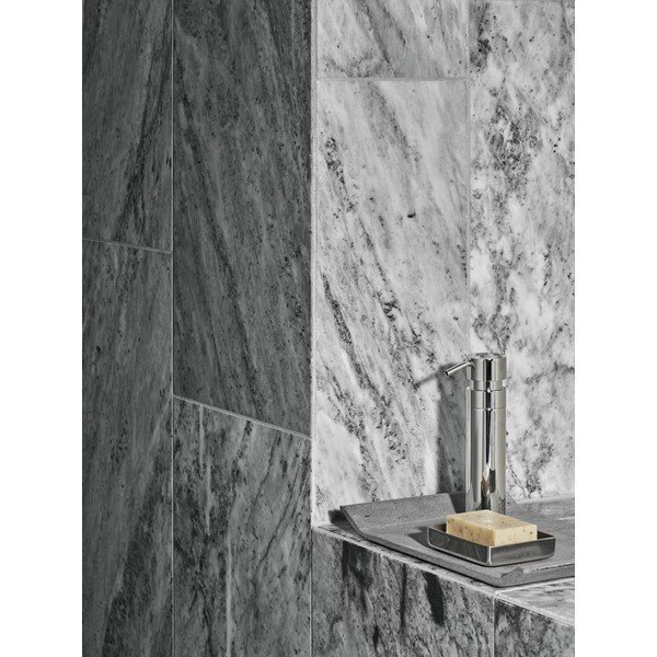 Fényes ezüstszínű fali rozsdamentes acél szappanadagoló 100 ml Nexio – Blomus-image-4