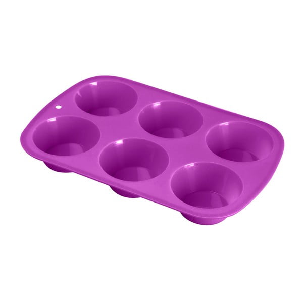 Bandeja lila 6 darabos szilikon muffin sütőforma - Versa