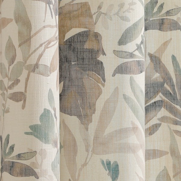 Krémszínű-szürkéskék függöny 135x250 cm Celesta – Restilo-image-2