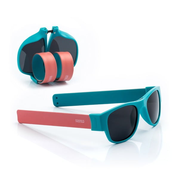 Sunfold AC1 rózsaszín-kék összecsukható napszemüveg - InnovaGoods