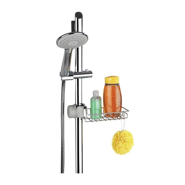 Öntapadós rozsdamentes acél fürdőszobai polc - Maximex-image-3