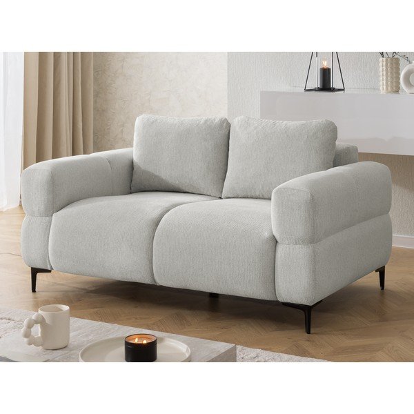 Világosszürke kanapé 154 cm Helio – Ropez-image-4
