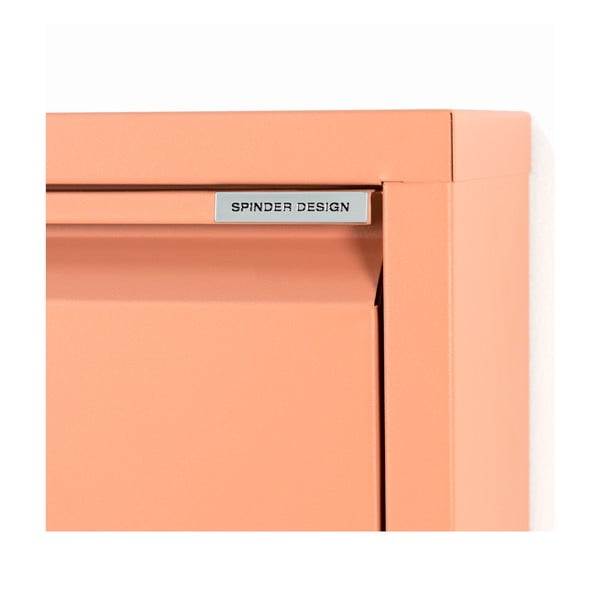 Lazacszínű fém billenő ajtós cipőtartó 50x103x15 cm Billy – Spinder Design-image-4