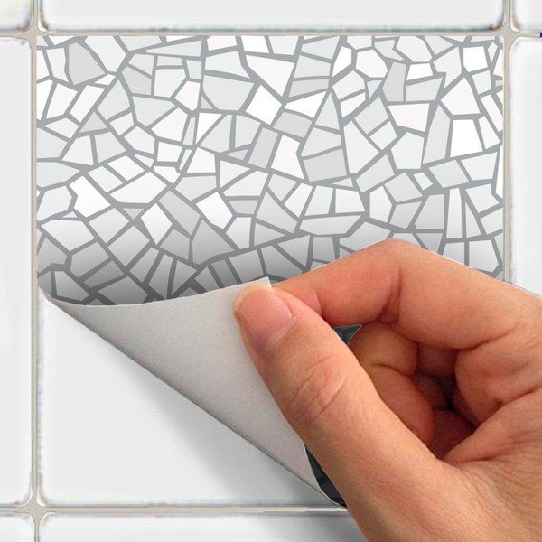 Cement Tile Stickers Terrazzo Waldo 24 db falmatrica, 15 x 15 cm - Ambiance-image-1