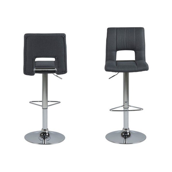 Wilma Barstool sötétszürke bárszék, 2 db - Actona-image-2