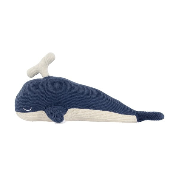 Whale kék-fehér plüssjáték - Kindsgut-image-2