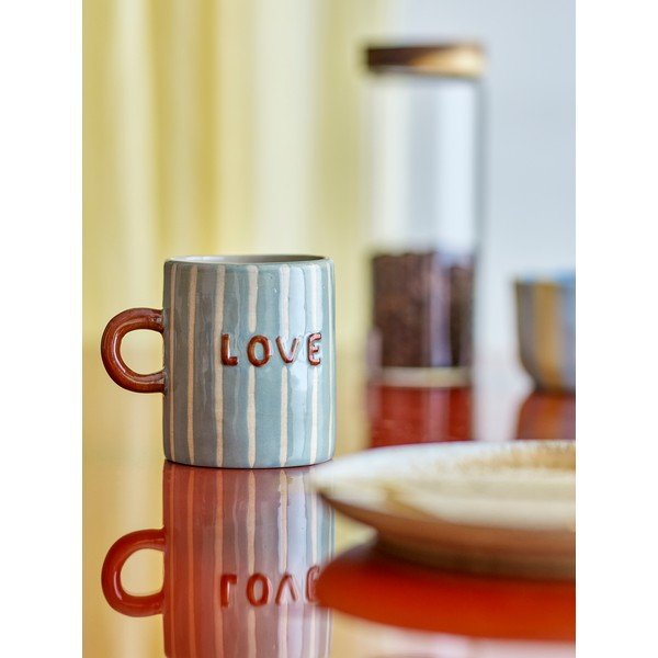 Világoskék kerámia bögre 325 ml Cherish – Bloomingville-image-2